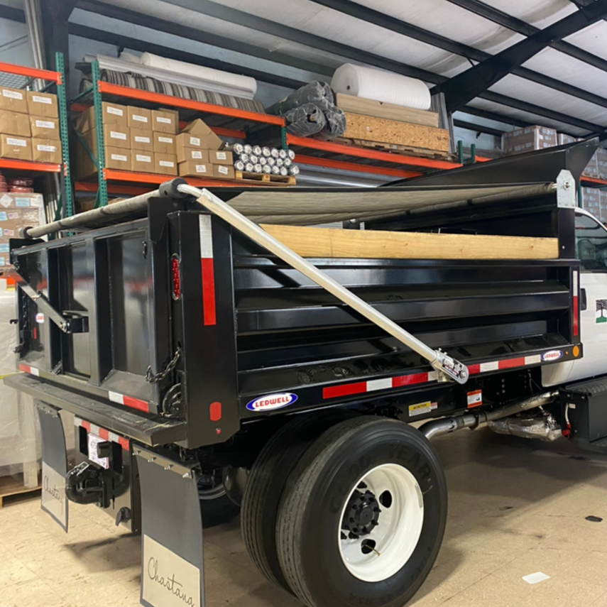 7’ x 18’ 10oz MulticolorMesh Tarp Houston Truck Tarps