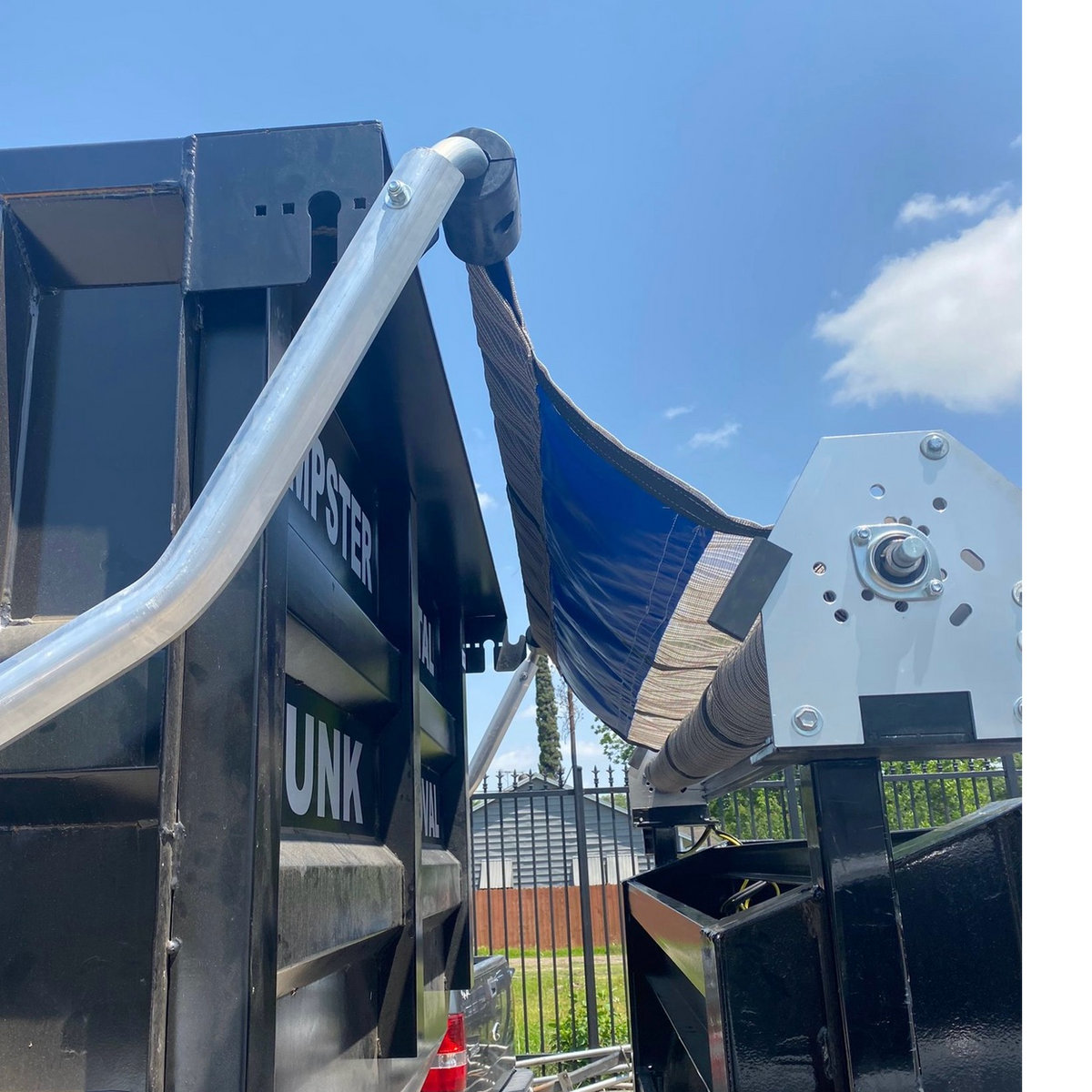 7’ x 19’ 10oz MulticolorMesh Tarp Houston Truck Tarps