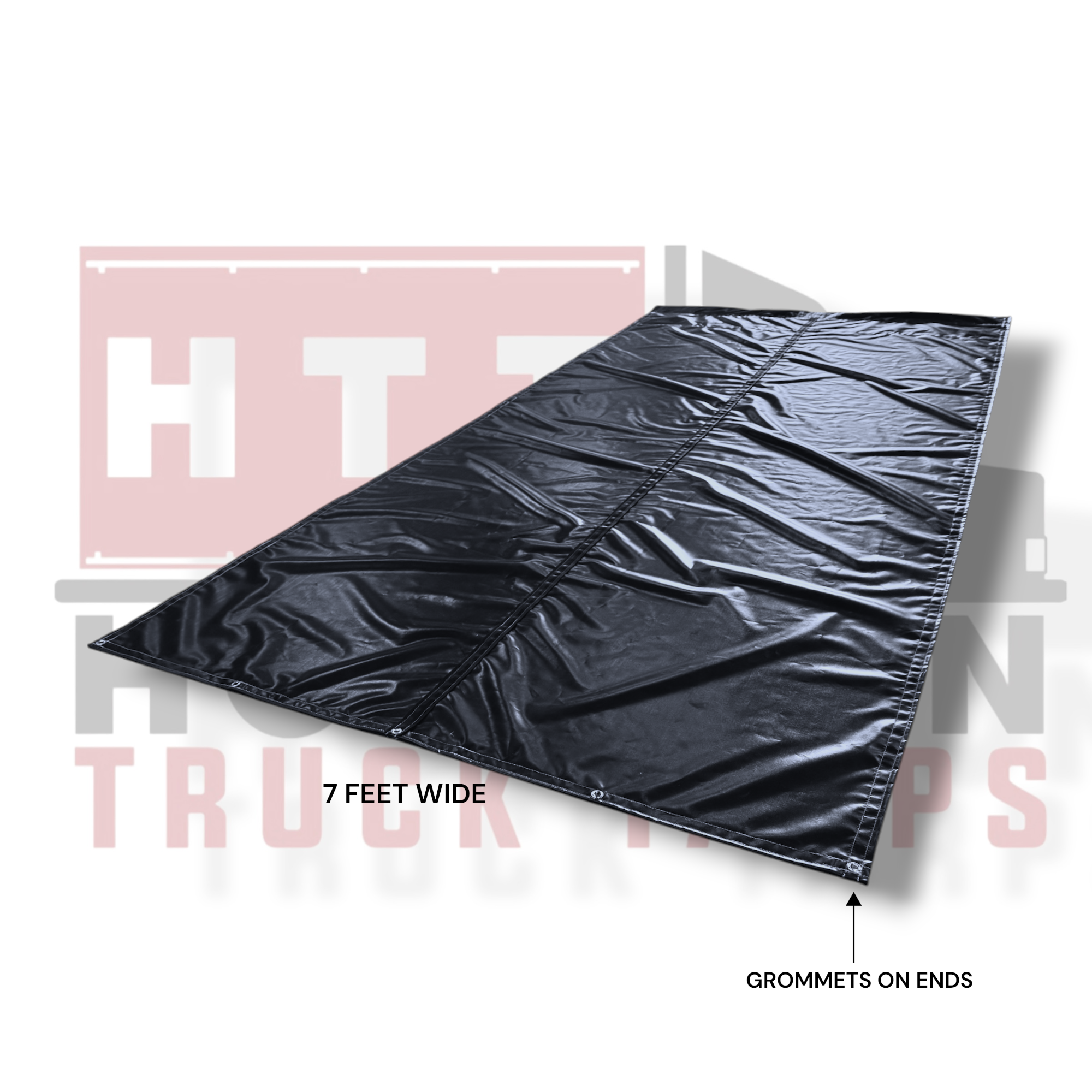 7' x 13' 18-OZ Asphalt Tarp