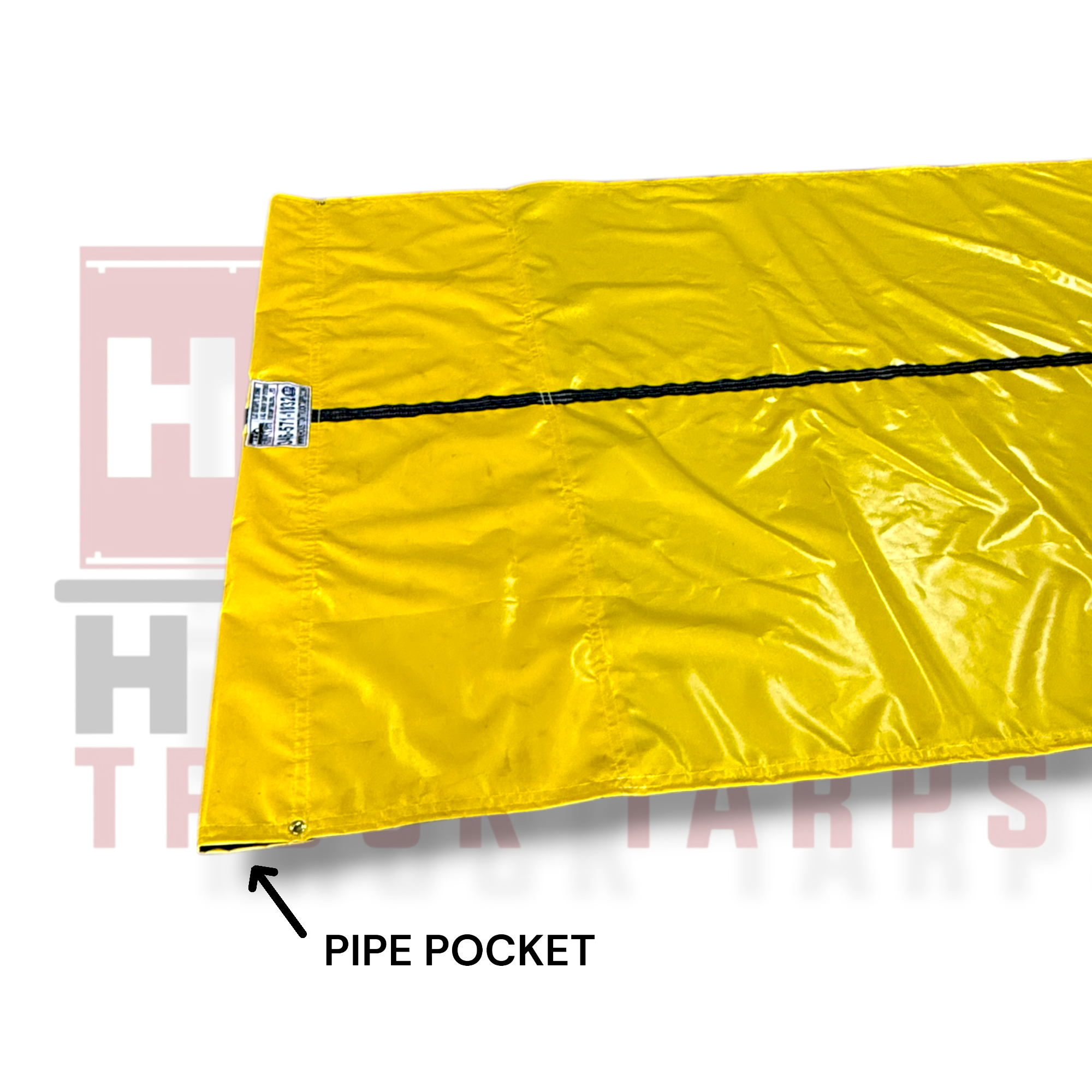 purple tarp 7' x 15' 18-OZ Special Color Asphalt Tarp Gray