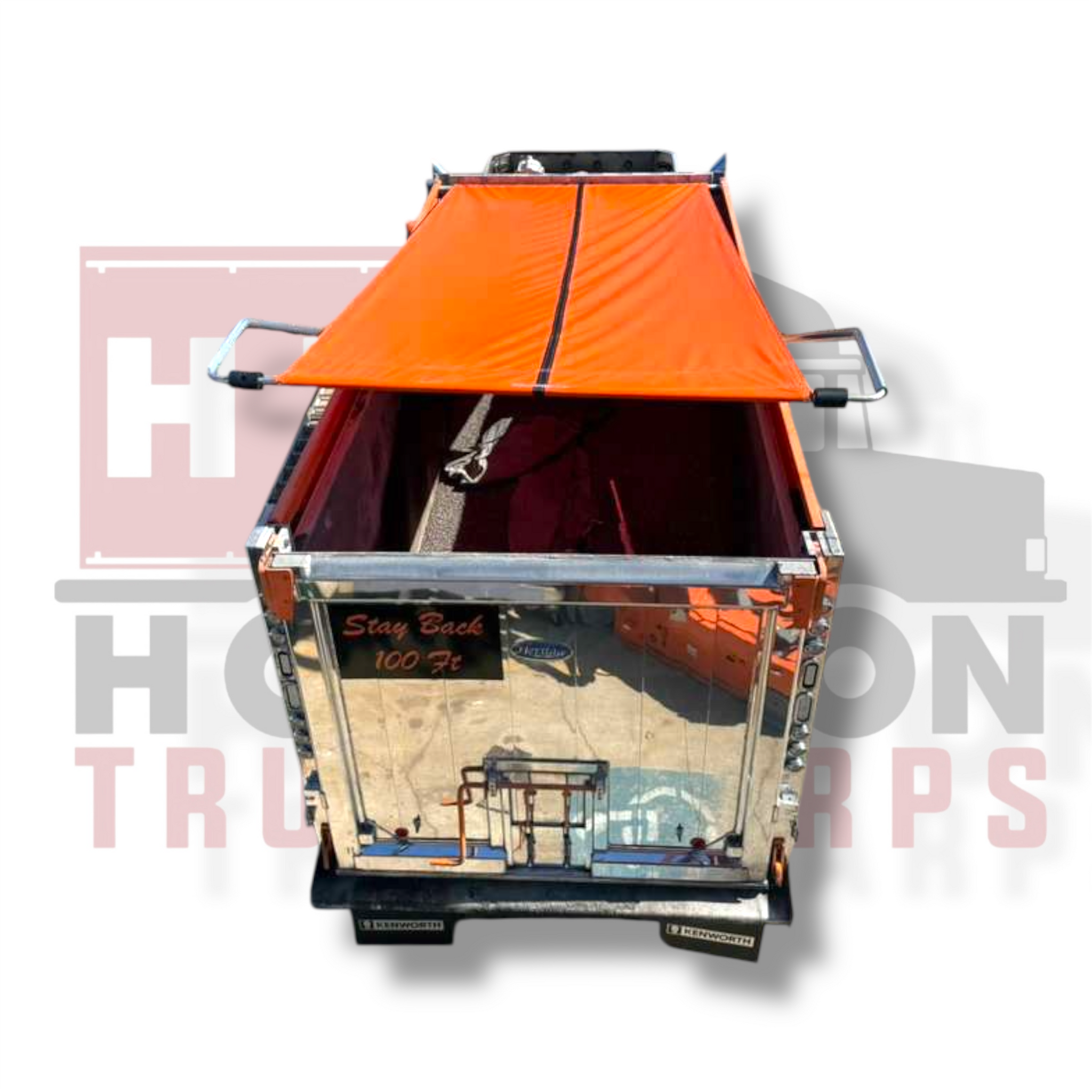18-OZ Colored Asphalt Tarp Orange / 10'