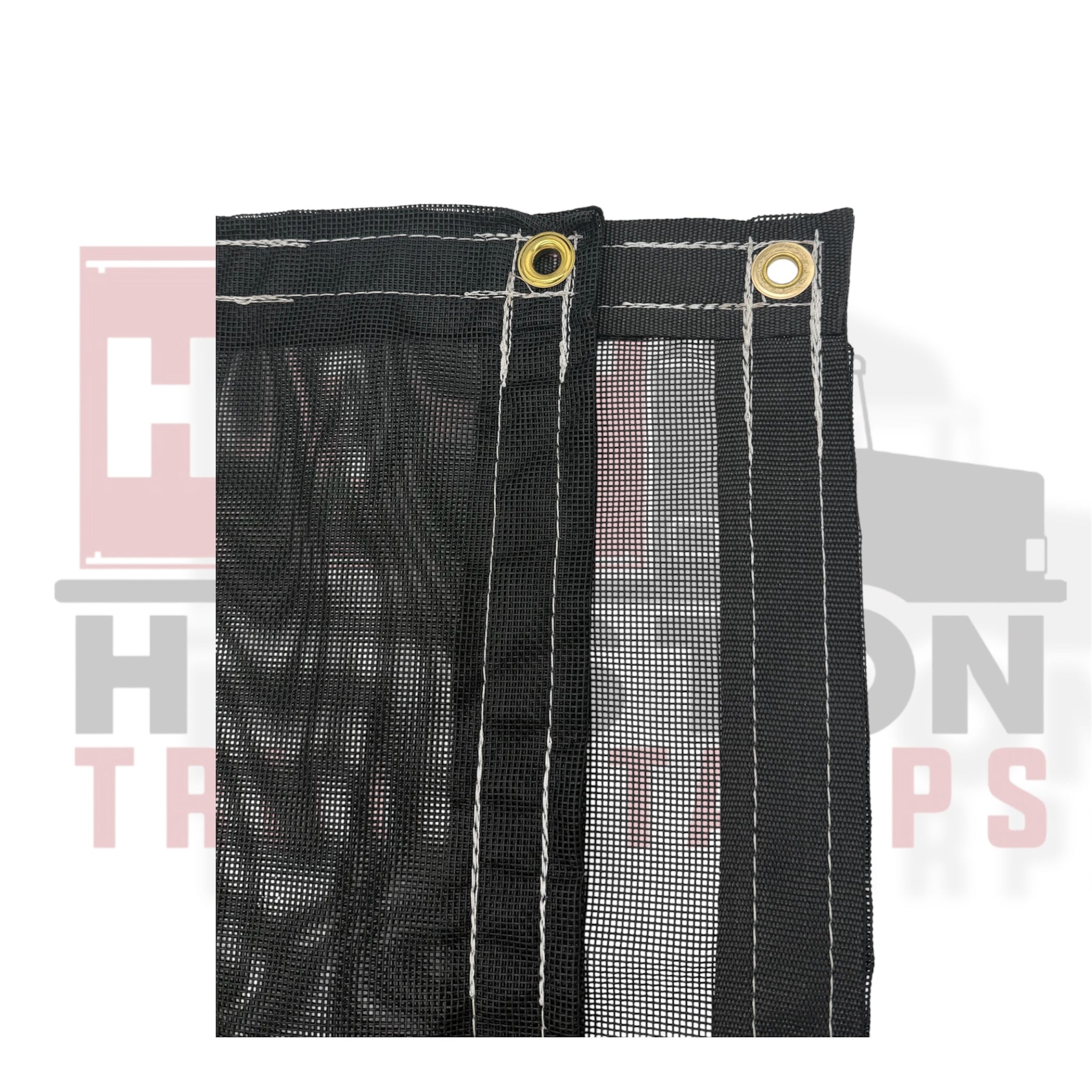 tarps 12x12 12' X 12' 10-OZ BLACK MESH TARP – Houston Truck Tarps