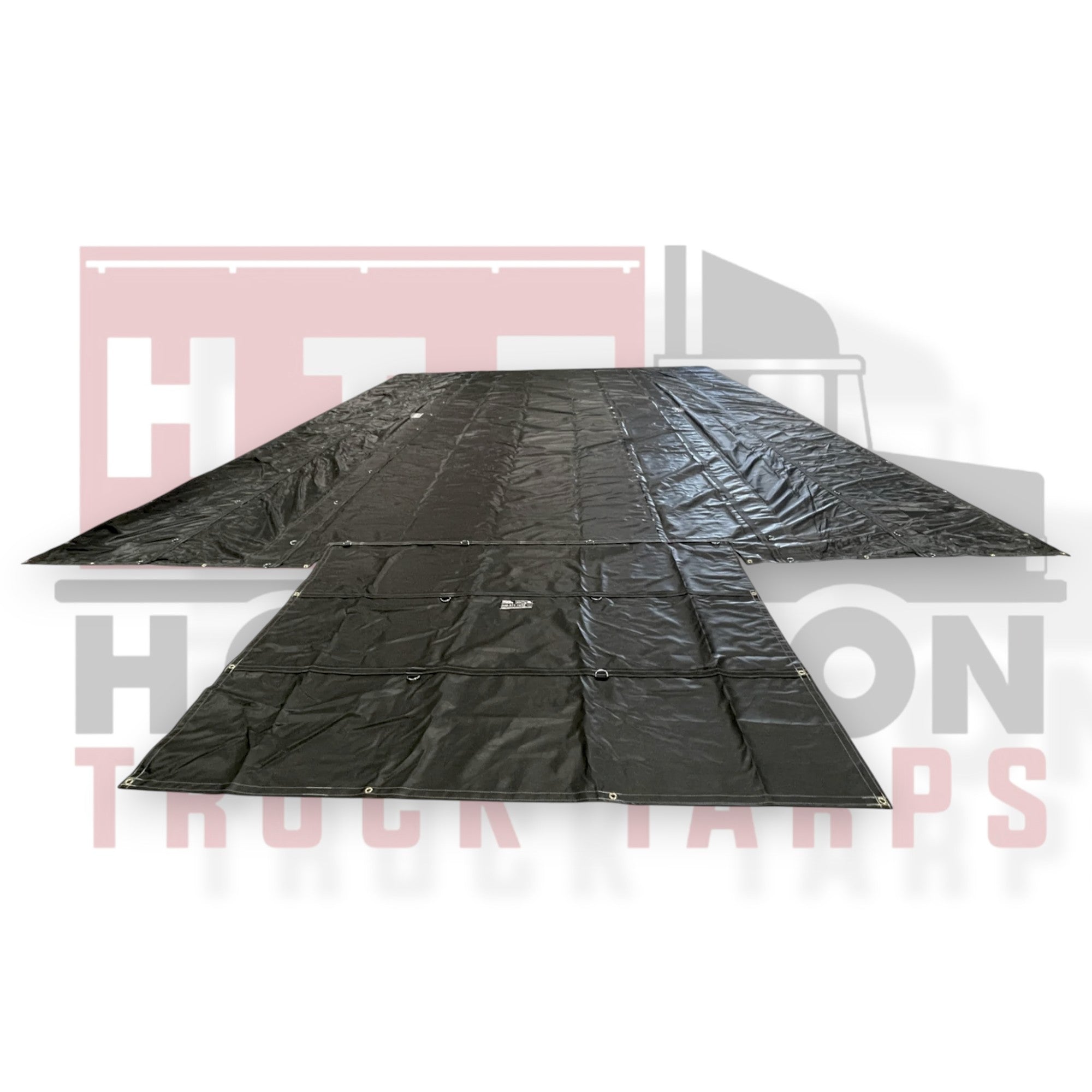 8’Drop Tarp in Black Airbag Material 24’ X 26’