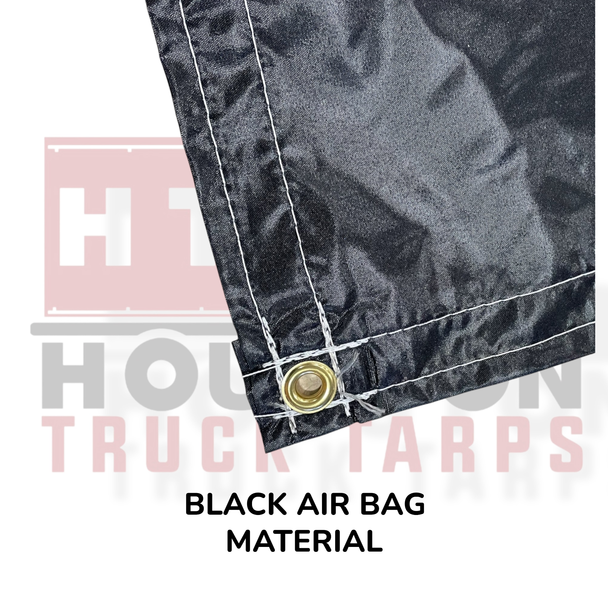 air tarps 6’Drop Tarp in Black Airbag Material 20’ X 26’