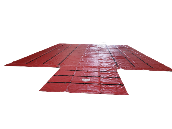lohf tarp 6'Drop Tarp in 14-OZ Vinyl 20' X 27' – Houston Truck Tarps