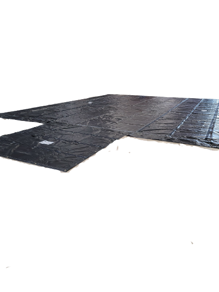 tarp 4 4’Drop Tarp in 14-OZ Vinyl 16’ X 27’ Black