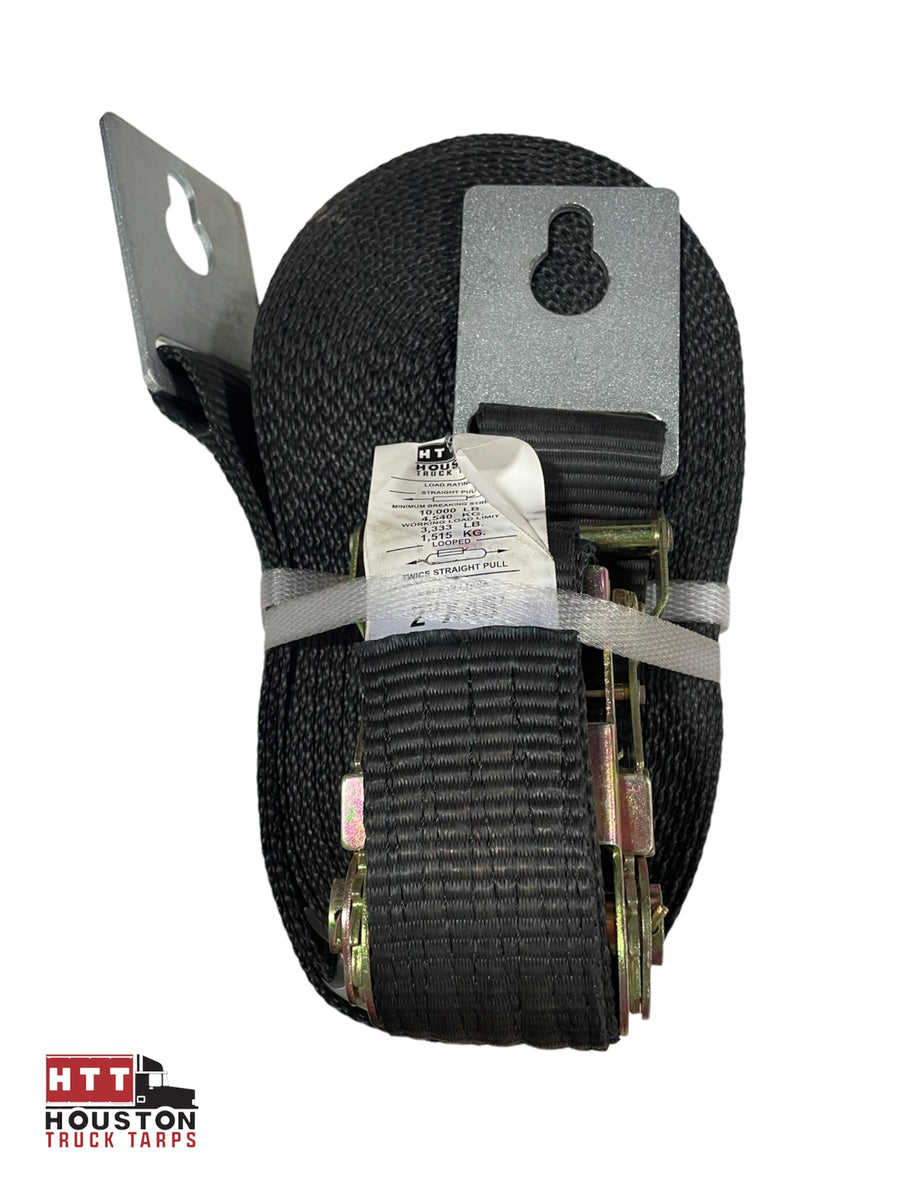 Ridge Strap 2” x 45’ With Flat Plate Houston Truck Tarps