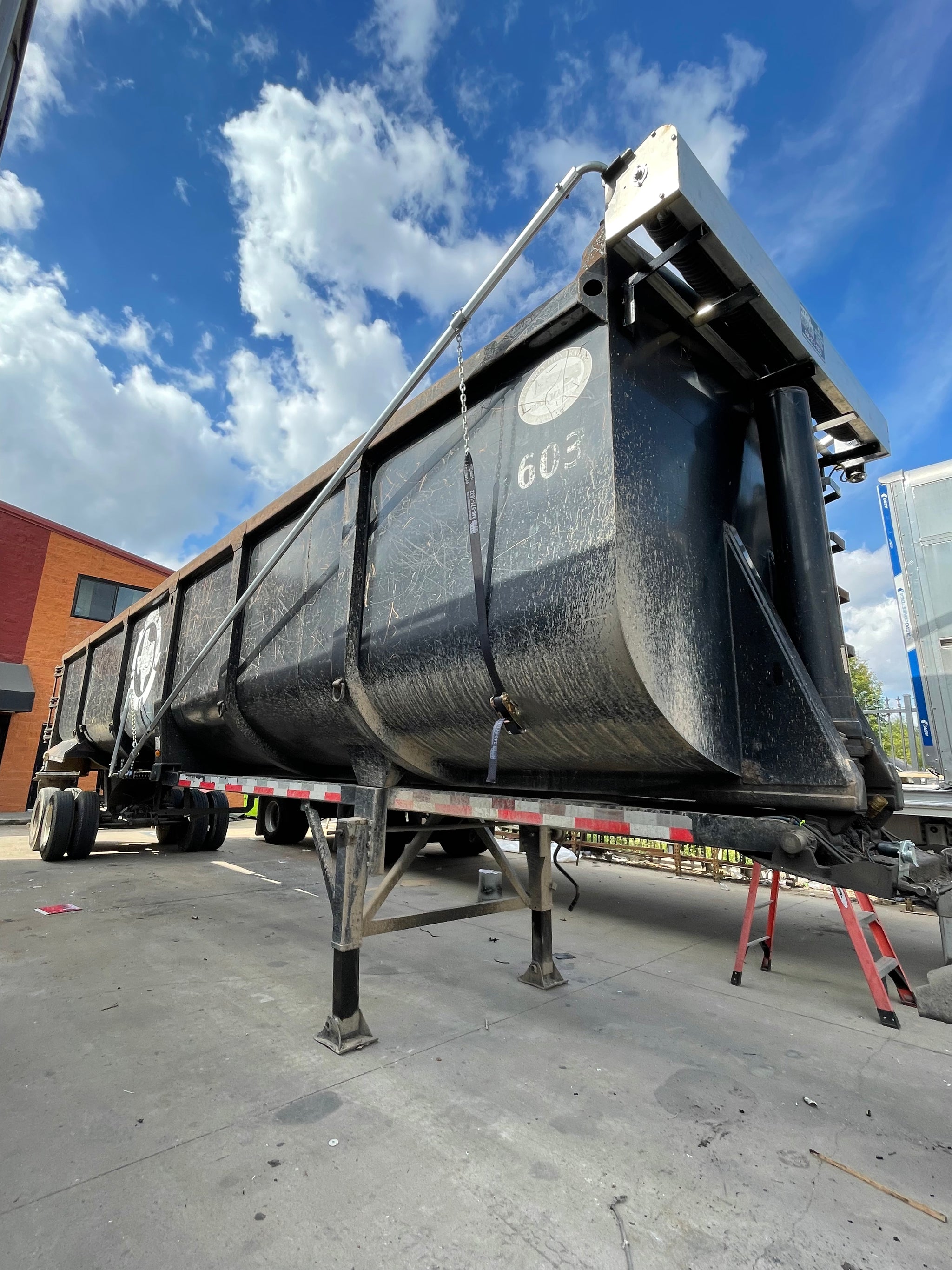 dump trailer tarps kits Monster Scrap Metal Trailer Full Arm System Kit